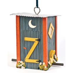 OUTHOUSE BIRD FEEDER