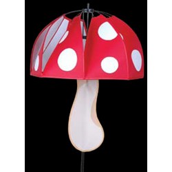 MUSHROOM SPINNER RED POLKA