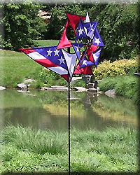 PATRIOTIC WINDMILL SPINNER