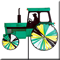 Modern Green Tractor Spinner