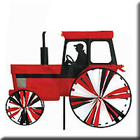 MODERN RED TRACTOR SPINNER
