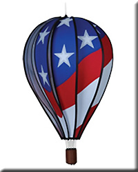 PATRIOTIC HOT AIR BALLOON 22IN