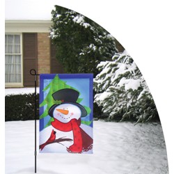 Frosty Friends Garden Flag