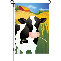 SWEET BOVINE GARDEN FLAG