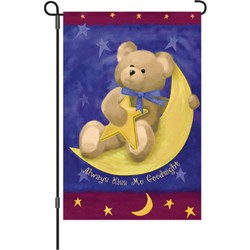 Kiss Goodnight Garden Flag