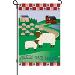 BLESS OUR HOME GARDEN FLAG
