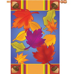 Dancing Leaves House Flag