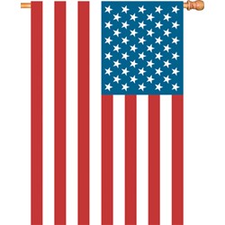 USA FLAG HOUSE FLAG