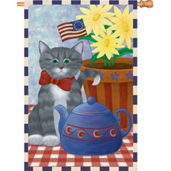 KITTY KORNER HOUSE FLAG
