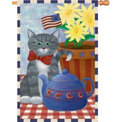 Kitty Korner House Flag