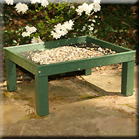 Ground Platform Feeder Green