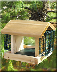 PLANTATION WITH 2 SUET BASKETS