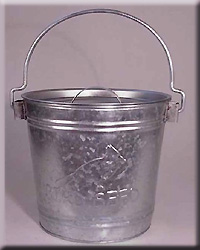 Seed Bucket Galvanized 15 Quart