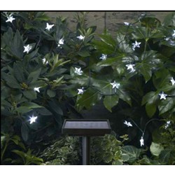 Solar Stars Light Strings 30 ct with White LED's and NiMh Battery
