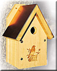 COPPERTOP LASER ETCHED BLUEBIRD HOUSE