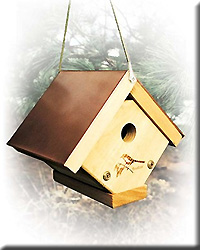 COPPERTOP HANGING WREN HOUSE