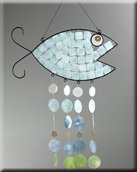 FISH CAPIZ CHIME