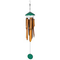 SPUN BAMBOO CHIME MEDIUM TURQUOISE