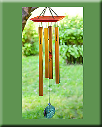 Woodstock Turquoise Chime Medium