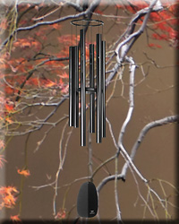 WINDSINGER CHIMES OF ATHENA BLACK