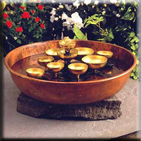 WOODSTOCK WATER BELL FOUNTAIN COPPER BOWL